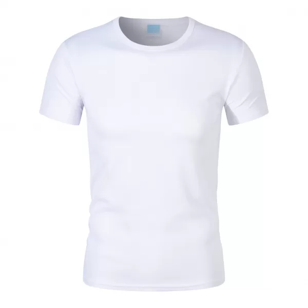 180g100d marathon quick drying sports fabric round neck t shirt cf306