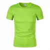 180g100d marathon quick drying sports fabric round neck t shirt cf306