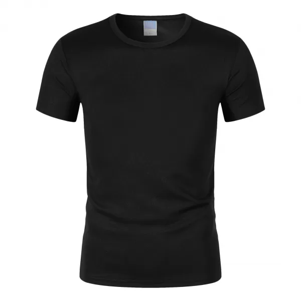 180g100d marathon quick drying sports fabric round neck t shirt cf306