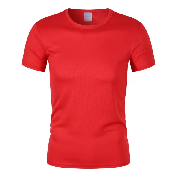 180g100d marathon quick drying sports fabric round neck t shirt cf306