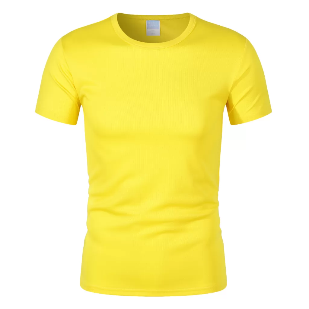 180g100d marathon quick drying sports fabric round neck t shirt cf306