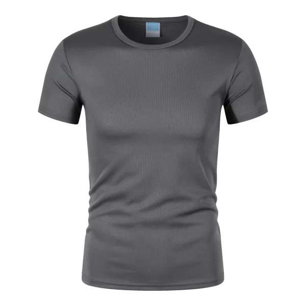 180g100d marathon quick drying sports fabric round neck t shirt cf306