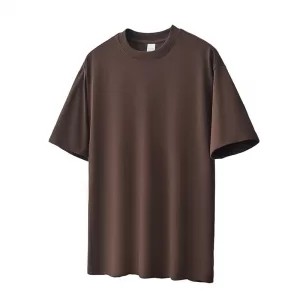 270g heavy combed cotton round neck short sleeve t shirt universal d19 b0311