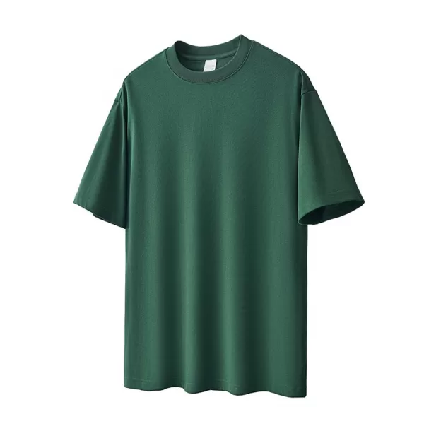 270g heavy combed cotton round neck short sleeve t shirt universal d19 b0311