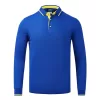 190g 40 count super cool fiber long sleeve turn down collar polo shirt i03 1878