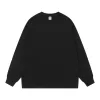 260g heavy weight pure cotton round neck long sleeve t shirt inner wear cf16245