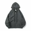 360g deluxe zippered hoodie