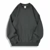 ag1026 350g oversized full cotton loopback crew neck classic edition hoodie