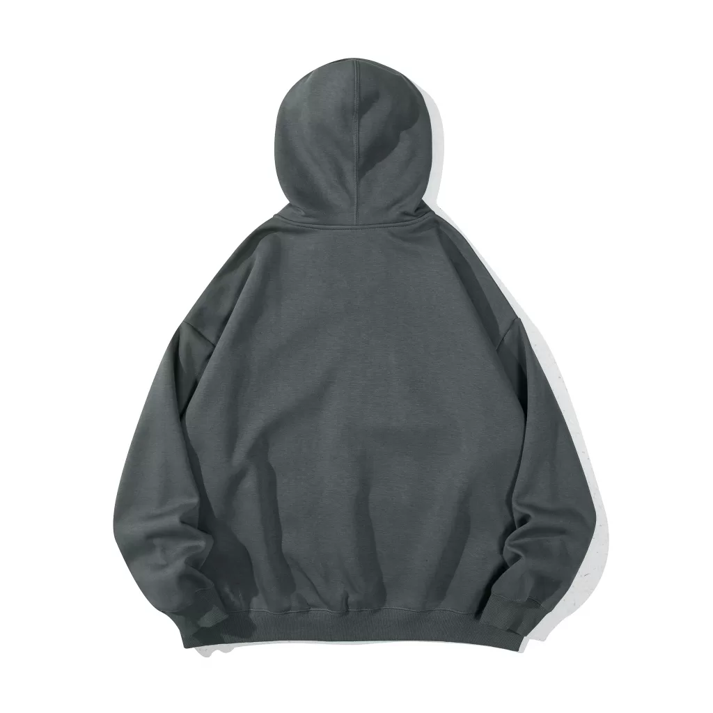 360g deluxe zippered hoodie