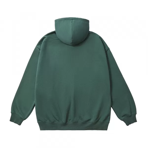 k1020l 330 oversized cvc loopback zip up hoodie