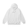 k1020l 330 oversized cvc loopback zip up hoodie