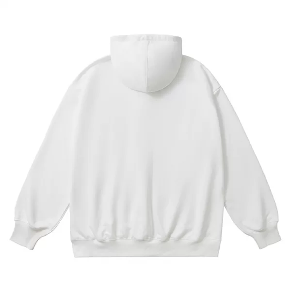 k1020l 330 oversized cvc loopback zip up hoodie