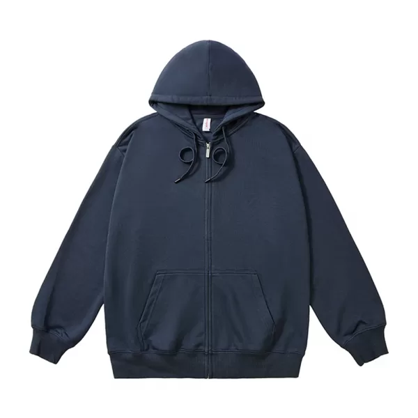 k1020l 330 oversized cvc loopback zip up hoodie