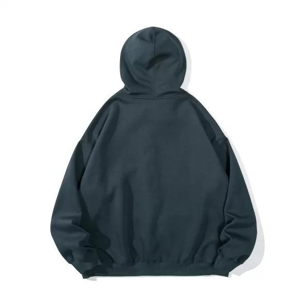 360g deluxe zippered hoodie