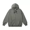 k1020l 330 oversized cvc loopback zip up hoodie