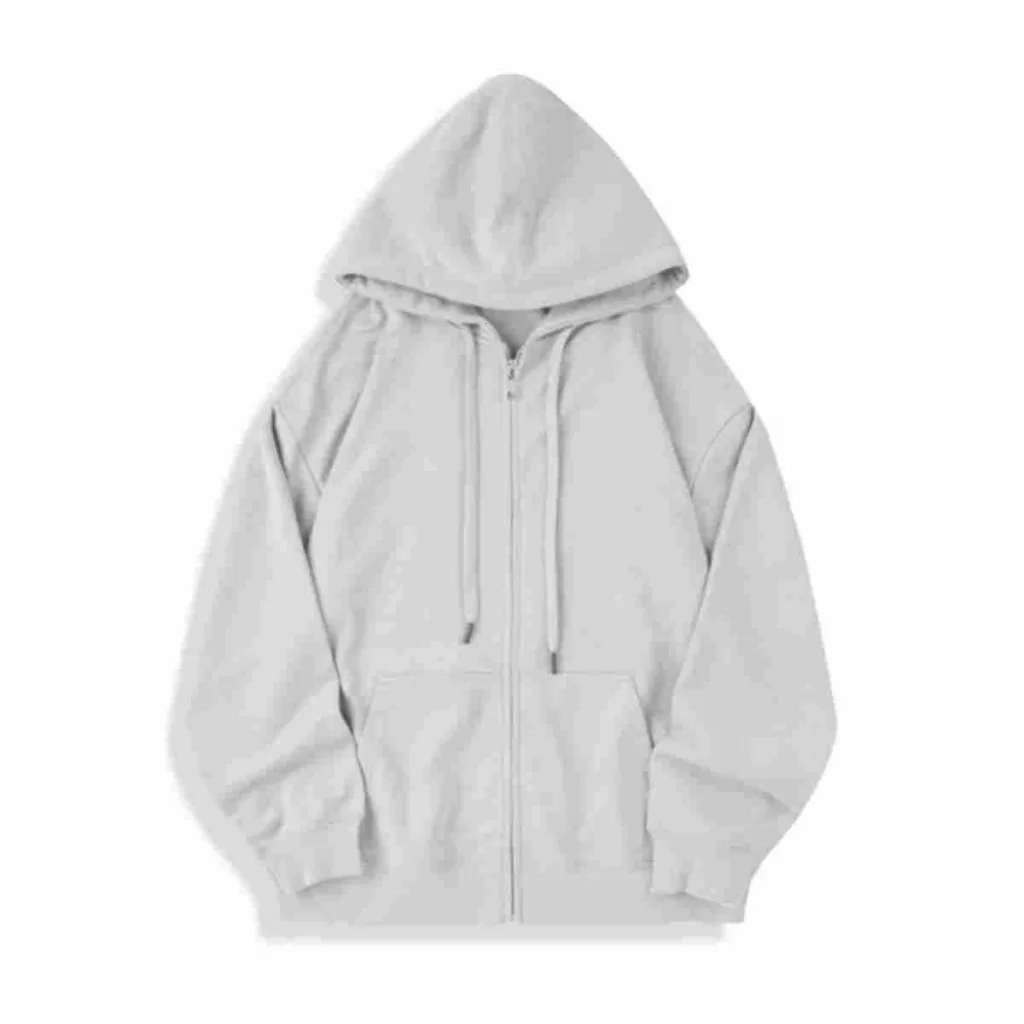 360g deluxe zippered hoodie