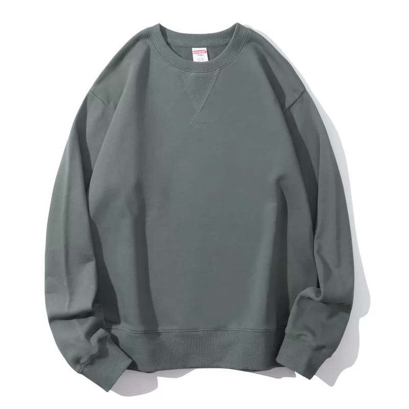 ag380 slim fit full cotton loopback sweatshirt