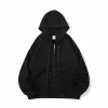 360g deluxe zippered hoodie