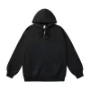 k1020l 330 oversized cvc loopback zip up hoodie