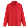 320g pure cotton fleece high collar sweatshirt