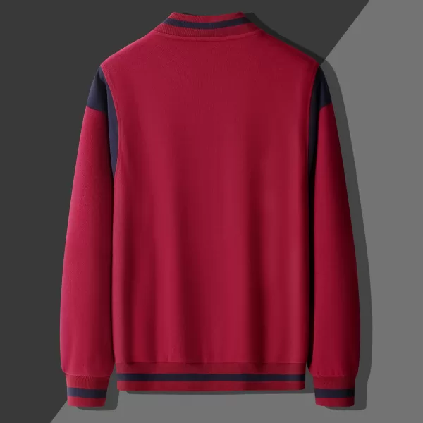 300 310g cotton sweatshirt long sleeve color block