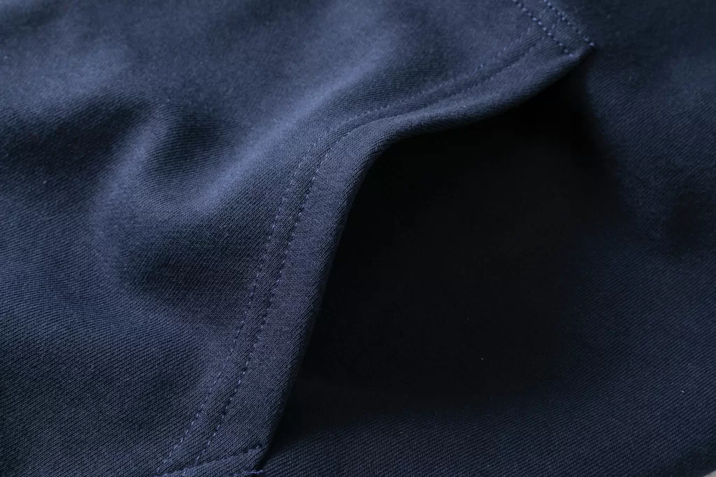 drop shoulder zippered hoodie with pocket (fleece 300g)