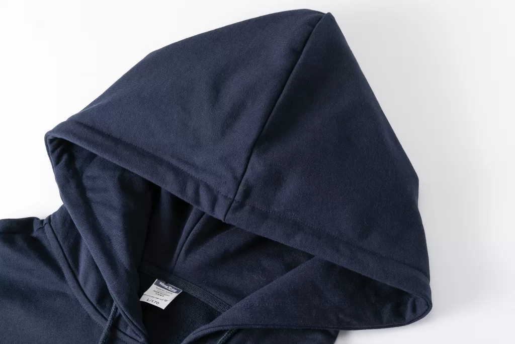 drop shoulder zippered hoodie with pocket (fleece 300g)