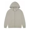 new 330g pure cotton looped shoulder drop zip up hoodie jacket