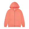 new 330g pure cotton looped shoulder drop zip up hoodie jacket