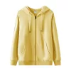 drop shoulder zippered hoodie with pocket (fleece 300g)