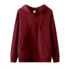 drop shoulder zippered hoodie with pocket (fleece 300g)