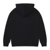 new 330g pure cotton looped shoulder drop zip up hoodie jacket